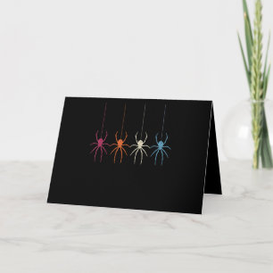 Spinnengeschenk   Halloween 2020 Vintag Spider Web Karte