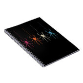 Spinnengeschenk | Halloween 2020 Vintag Spider Web Notizblock (Rechte Seite)