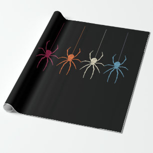 Spinnengeschenk Halloween 2020 Vintage Spinnenne Geschenkpapier