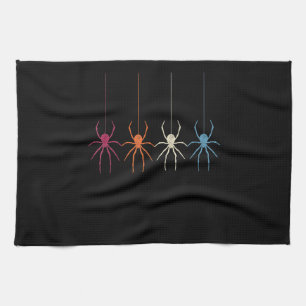 Spinnengeschenk Halloween 2020 Vintage Spinnenne Geschirrtuch