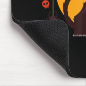 Spinnengeschenk | Halloween Black Cat Spipumkin Mousepad (Ecke)