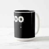 Spinnengeschenk | Halloween Funny Beängstigend Lit Zweifarbige Tasse (VorderseiteRechts)