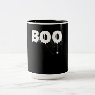 Spinnengeschenk   Halloween Funny Beängstigend Lit Zweifarbige Tasse
