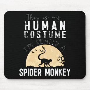Spinnengeschenk Halloween Human Costume Spione Mousepad