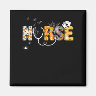 Spinnengeschenk   Halloween-Krankenschwester mit K Magnet
