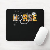 Spinnengeschenk | Halloween-Krankenschwester mit K Mousepad (Mit Mouse)
