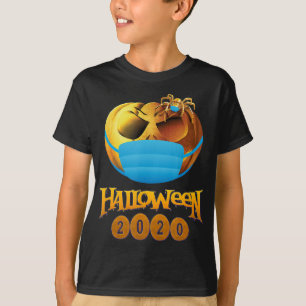 Spinnengeschenk Halloween-Kürbis und Spinnenmask T-Shirt
