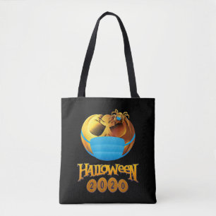 Spinnengeschenk Halloween-Kürbis und Spinnenmask Tasche