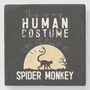 Spinnengeschenk Halloween-Mensch-Kostüm Spinne Steinuntersetzer
