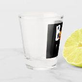 Spinnengeschenk | Halloween Pumpkins Spider Schnapsglas (Links)