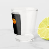 Spinnengeschenk | Halloween Pumpkins Spider Schnapsglas (Rechts)