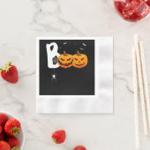 Spinnengeschenk | Halloween Pumpkins Spider Serviette (Beispiel)