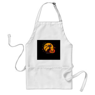 Spinnengeschenk Halloween schwarze Katze Spinne Schürze