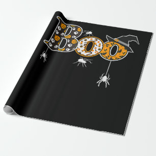 Spinnengeschenk Halloween Spuk Spinne Geschenkpapier