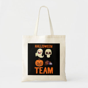 Spinnengeschenk Halloween Team Pumpkin Ghost Spi Tragetasche