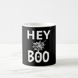 Spinnengeschenk   Hey Boo Halloween Funny Spider W Kaffeetasse