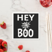 Spinnengeschenk | Hey Boo Halloween Funny Spider W Serviette (Beispiel)