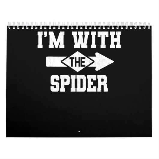 Spinnengeschenk | Ich bin mit der Spiderkostümbese Kalender (Titelbild)