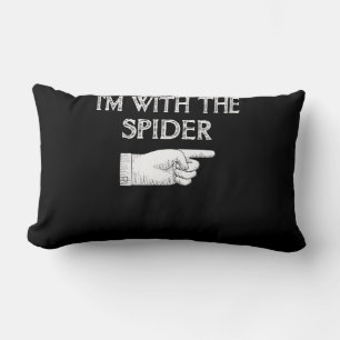 Spinnengeschenk Ich bin mit der Spiderkostümbese Lendenkissen