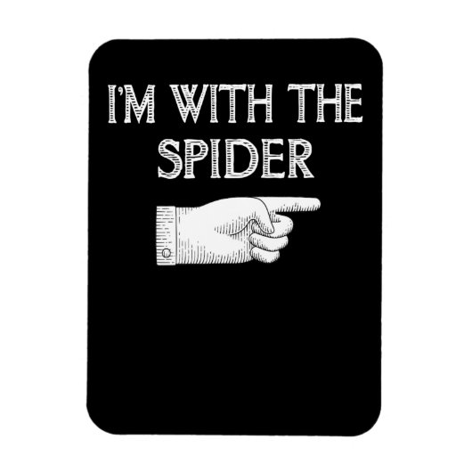 Spinnengeschenk | Ich bin mit der Spiderkostümbese Magnet (Vertikal)