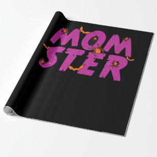 Spinnengeschenk   MOMSTER Spinnennetz und BAT Hall Geschenkpapier