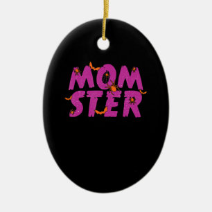 Spinnengeschenk MOMSTER Spinnennetz und BAT Hall Keramik Ornament
