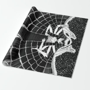 Spinnengeschenk   Spider Lover Geschenk Geschenkpapier