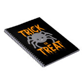 Spinnengeschenk | Spinne - Trick oder Treat - Hall Notizblock (Rechte Seite)