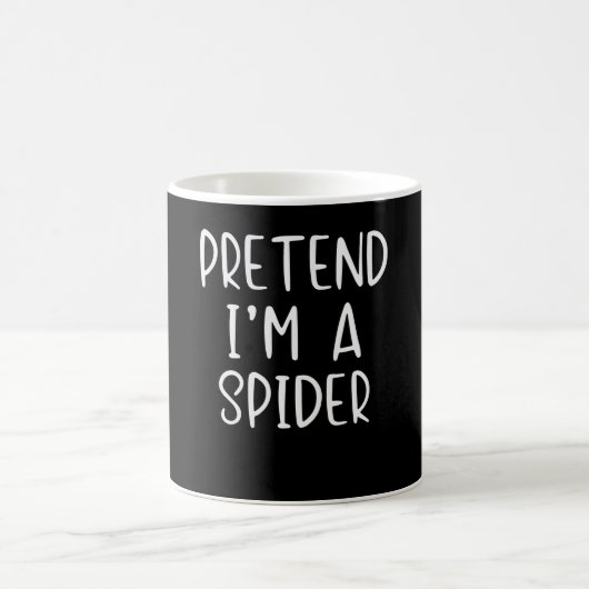 Spinnengeschenk |Vortäuschen von Spiderkostüm Hall Kaffeetasse (Mittel)