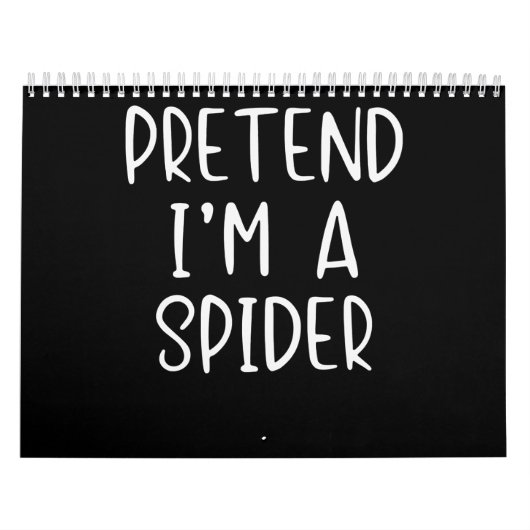 Spinnengeschenk |Vortäuschen von Spiderkostüm Hall Kalender (Titelbild)