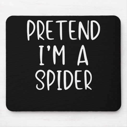 Spinnengeschenk |Vortäuschen von Spiderkostüm Hall Mousepad (Vorne)