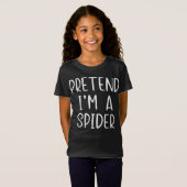 Spinnengeschenk |Vortäuschen von Spiderkostüm Hall T-Shirt (Vorne ganz)