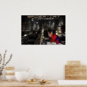 Spinnenkatze Poster (Küche)