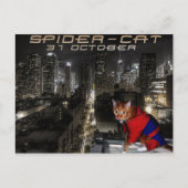 Spinnenkatze Postkarte (Vorderseite)