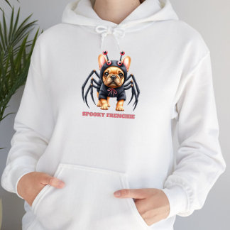 Spinnenkostüm Frenchie Welpe Halloween Hoodie