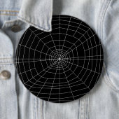 Spinnennetz auf schwarz button (Beispiel)
