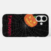 Spinnennetz auf schwarz Case-Mate iPhone hülle (Rückseite (Horizontal))