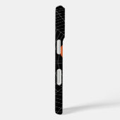 Spinnennetz auf schwarz Case-Mate iPhone hülle (Rückseite / Rechts)