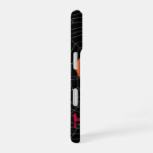 Spinnennetz auf schwarz iPhone 16 hülle (Rechte Seite)