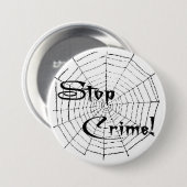 Spinnennetz Button (Vorne & Hinten)