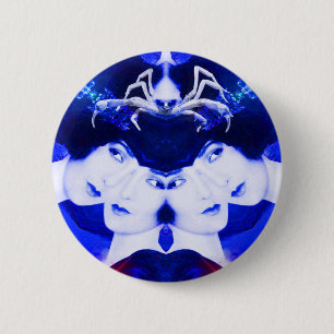 Spinnennetz Button