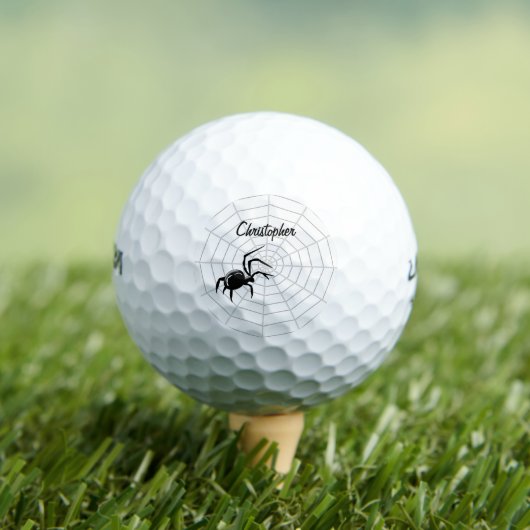 Spinnennetz-Design Golfball (Insitu T-Shirt)