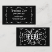 Spinnennetz EEK Visitenkarte (Vorne/Hinten)