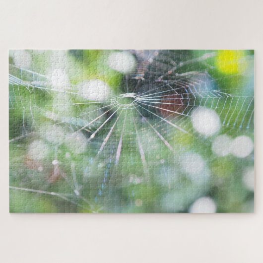 Spinnennetz-Foto-Puzzle Puzzle (Horizontal)