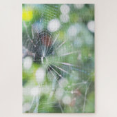 Spinnennetz-Foto-Puzzle Puzzle (Vertikal)