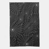 Spinnennetz Halloween Geschirrtuch (Vertikal)