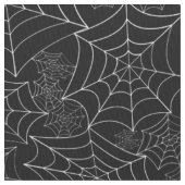 Spinnennetz Halloween Gothic Spinnennetz Schwarz Stoff (Nahaufnahme)