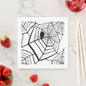 Spinnennetz - Halloween - Papiertuch Serviette (Beispiel)