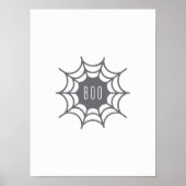 Spinnennetz. Halloween Poster (Vorne)