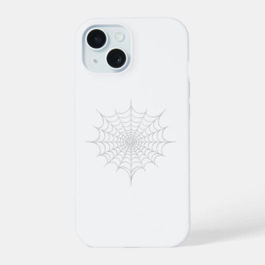 Spinnennetz iPhone 15 Hülle (Rückseite)